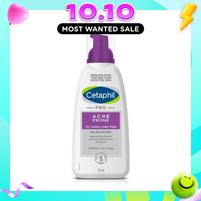 CETAPHIL PRO Acne Prone Oil Control Foam Wash 236ml (Expiry: Jul`2027) image