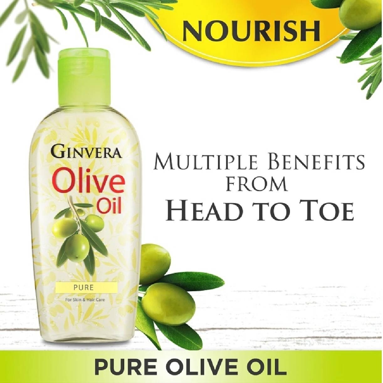 Ginvera Bio Pure Olive Oil 150ml