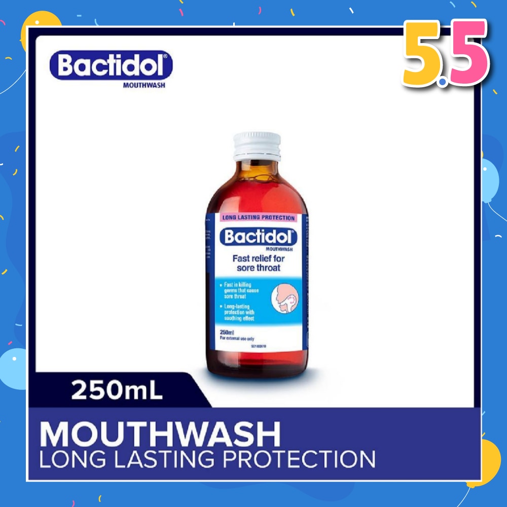 Mouthwash (Relieves Mouth Ulcers & Sore Throats) 250ml
