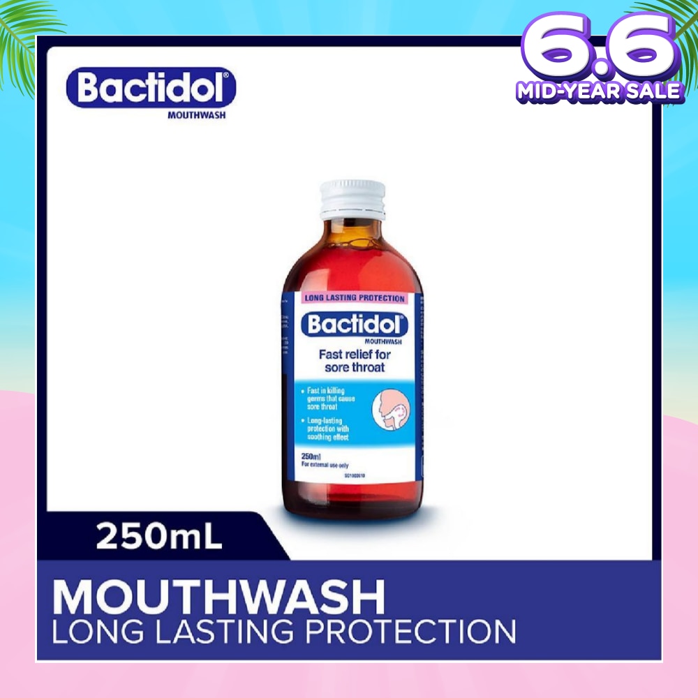 Mouthwash (Relieves Mouth Ulcers & Sore Throats) 250ml