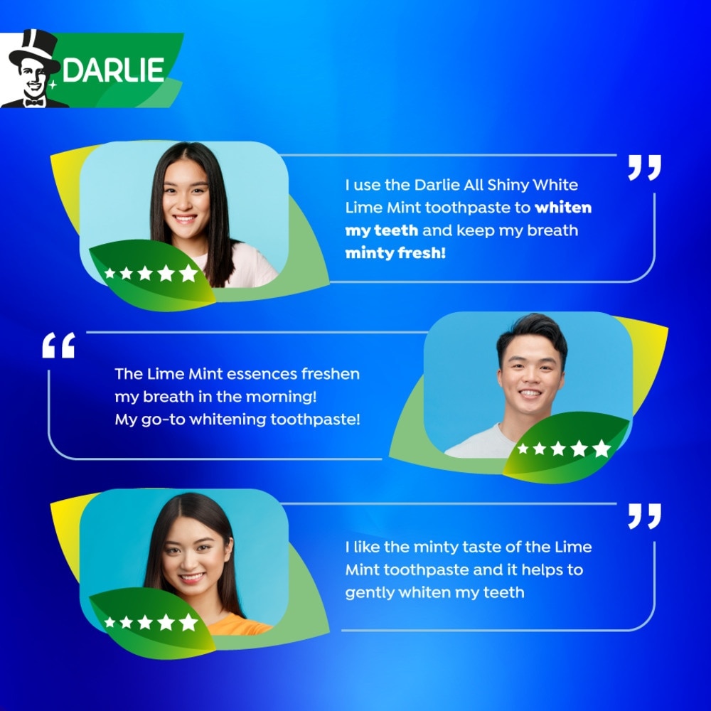 All Shiny White Lime Mint Whitening Toothpaste 140g