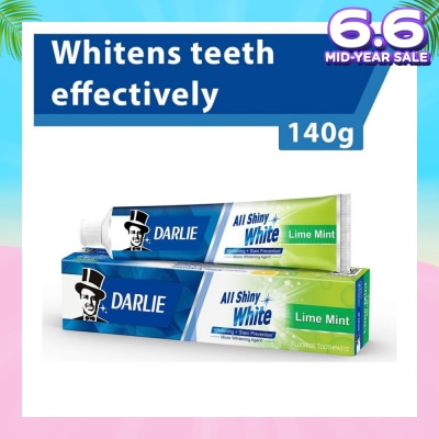 DARLIE All Shiny White Toothpaste Lime Mint (Whitens Teeth Effectively) 140g