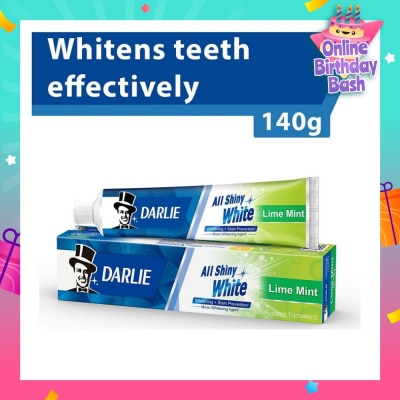 DARLIE All Shiny White Toothpaste Lime Mint (Whitens Teeth Effectively) 140g
