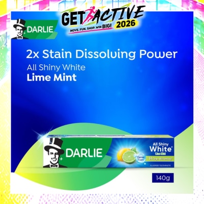 DARLIE - All Shiny White Lime Mint Whitening Toothpaste 140g (Expiry: Jul`2027) image