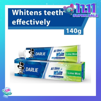 DARLIE All Shiny White Toothpaste Lime Mint (Whitens Teeth Effectively) 140g