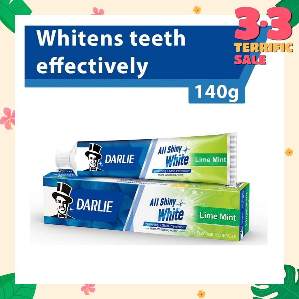 All Shiny White Toothpaste Lime Mint (Whitens Teeth Effectively) 140g