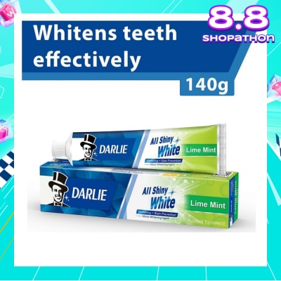 DARLIE All Shiny White Toothpaste Lime Mint (Whitens Teeth Effectively) 140g