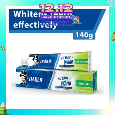 DARLIE All Shiny White Toothpaste Lime Mint (Whitens Teeth Effectively) 140g