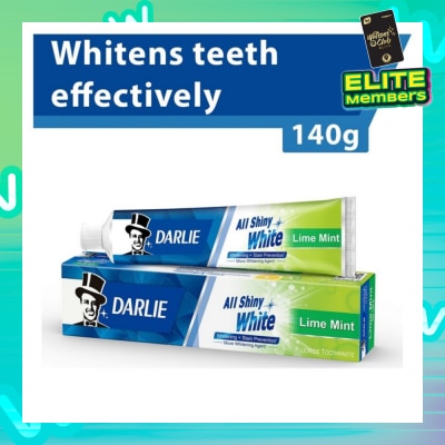 DARLIE All Shiny White Toothpaste Lime Mint (Whitens Teeth Effectively) 140g
