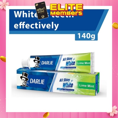 DARLIE All Shiny White Toothpaste Lime Mint (Whitens Teeth Effectively) 140g