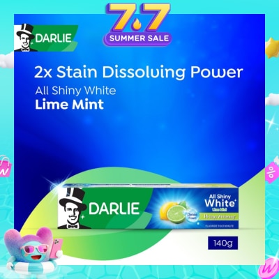 DARLIE - All Shiny White Lime Mint Whitening Toothpaste 140g