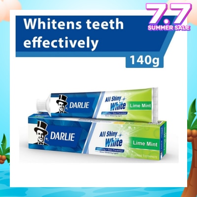 DARLIE All Shiny White Toothpaste Lime Mint (Whitens Teeth Effectively) 140g