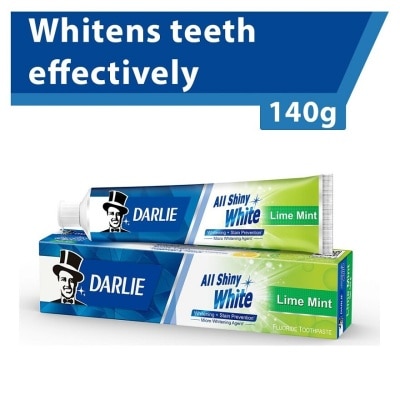 DARLIE All Shiny White Toothpaste Lime Mint (Whitens Teeth Effectively) 140g