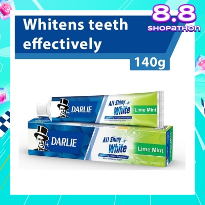 DARLIE All Shiny White Toothpaste Lime Mint (Whitens Teeth Effectively) 140g