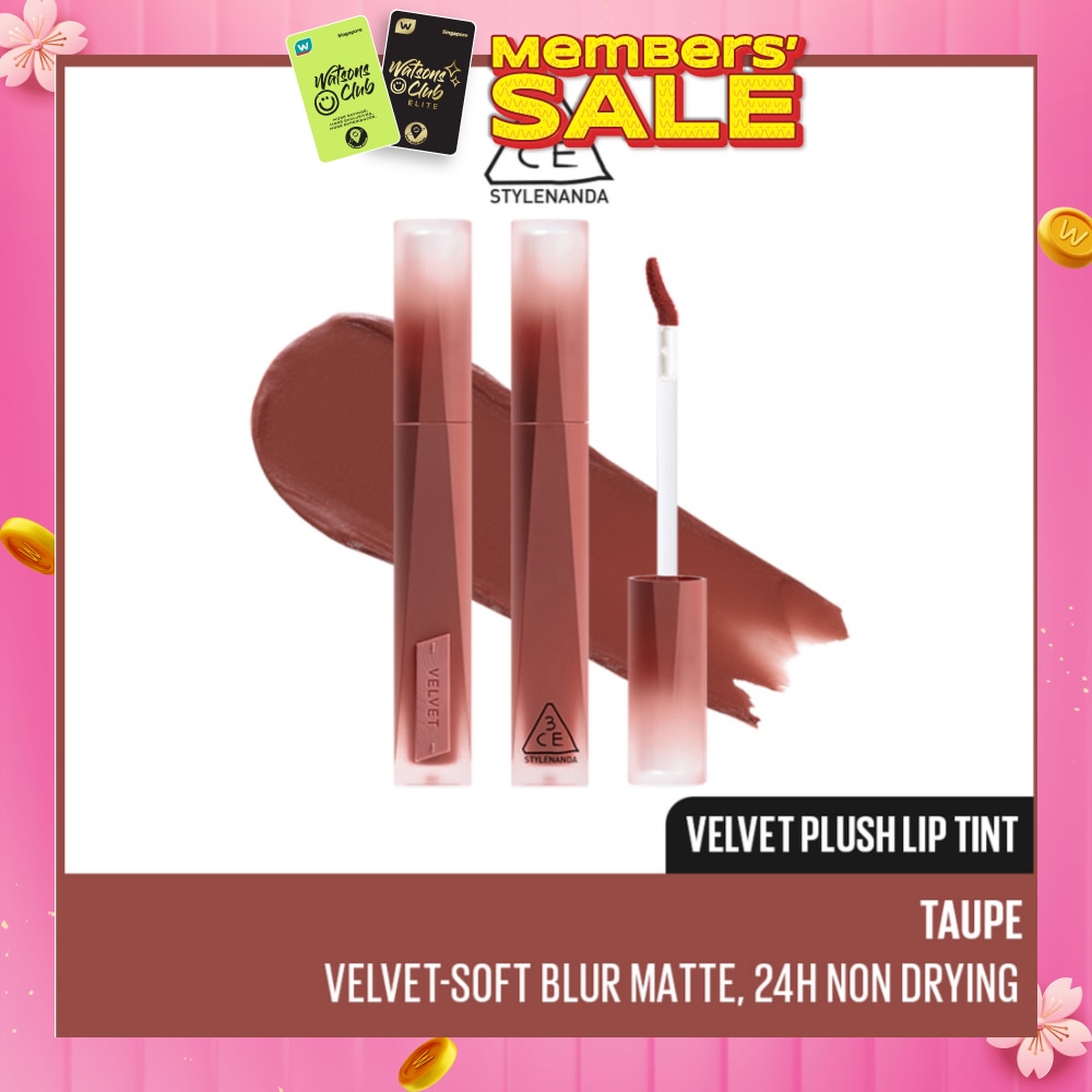 Velvet Plush Lip Tint Taupe 4g