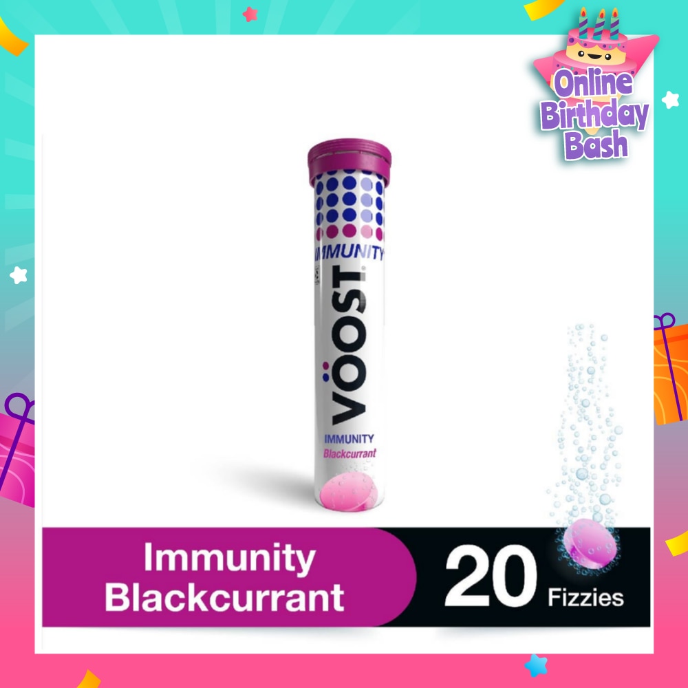 Immunity Effervescent Vitamin Tablet Blackcurrant 20s (Expiry: Dec`2025)