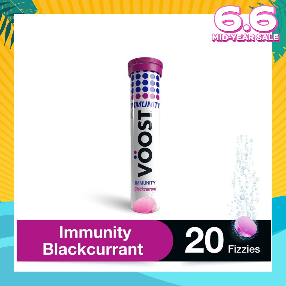Immunity Effervescent Vitamin Tablet Blackcurrant 20s (Expiry: Dec`2025)
