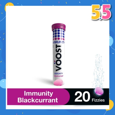 VOOST Immunity Effervescent Vitamin Tablet Blackcurrant  (Support Immune Health) 20s