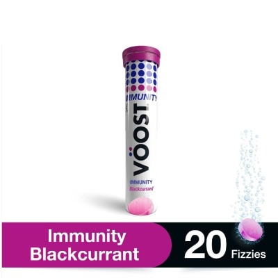 VOOST Immunity Effervescent Vitamin Tablet Blackcurrant  (Support Immune Health) 20s