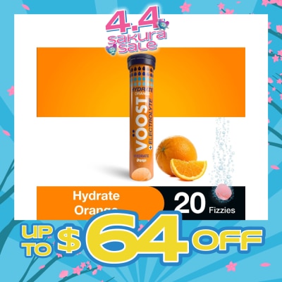 VOOST Hydration Effervescent Tablet Orange 20s