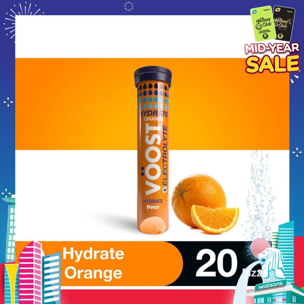 Hydration Effervescent Tablet Orange 20s