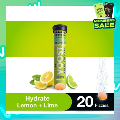 VOOST Hydration Effervescent Tablet Lemon + Lime 20s