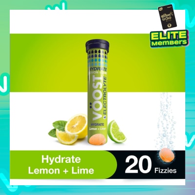 VOOST Hydration Effervescent Tablet Lemon + Lime 20s