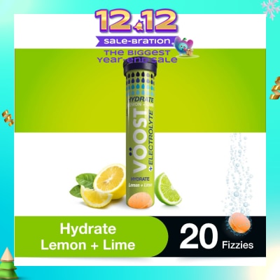 VOOST Hydration Effervescent Tablet Lemon + Lime 20s