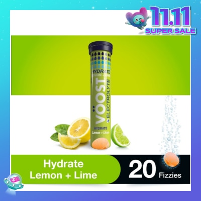 VOOST Hydration Effervescent Tablet Lemon + Lime 20s
