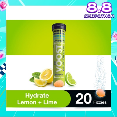 VOOST Hydration Effervescent Tablet Lemon + Lime 20s