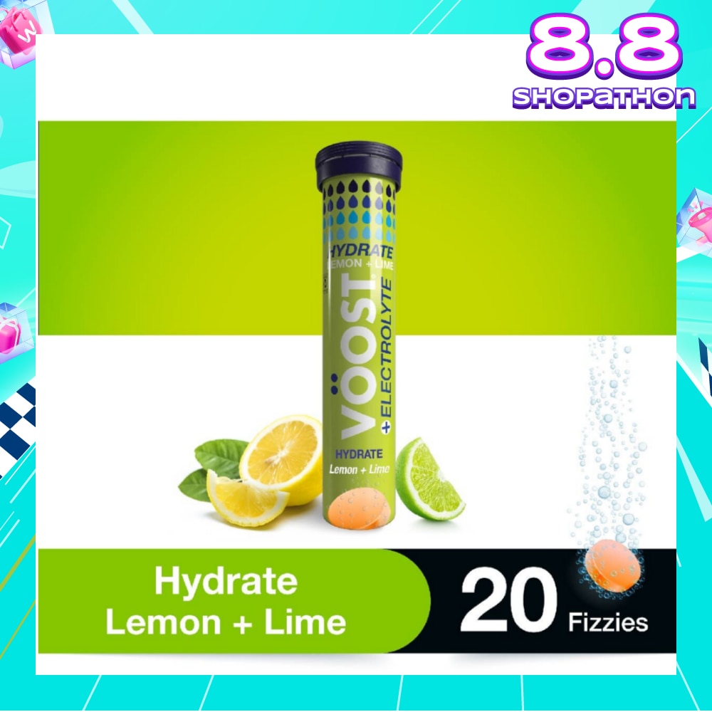 Hydration Effervescent Tablet Lemon + Lime 20s
