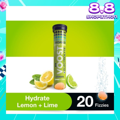 VOOST Hydration Effervescent Tablet Lemon + Lime 20s