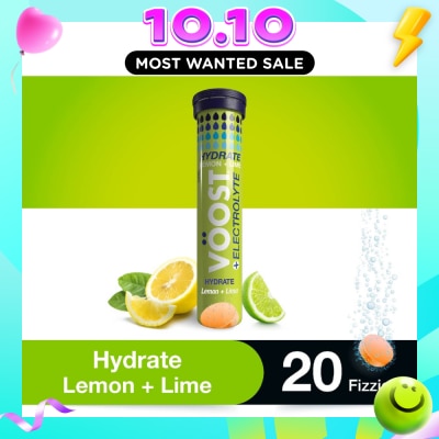 VOOST Hydration Effervescent Tablet Lemon + Lime 20s image