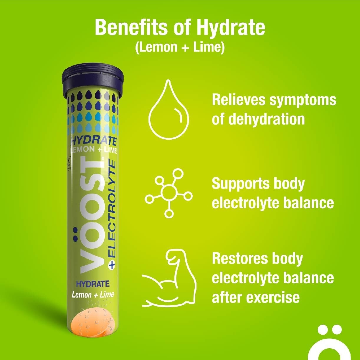 Hydration Effervescent Tablet Lemon + Lime 20s