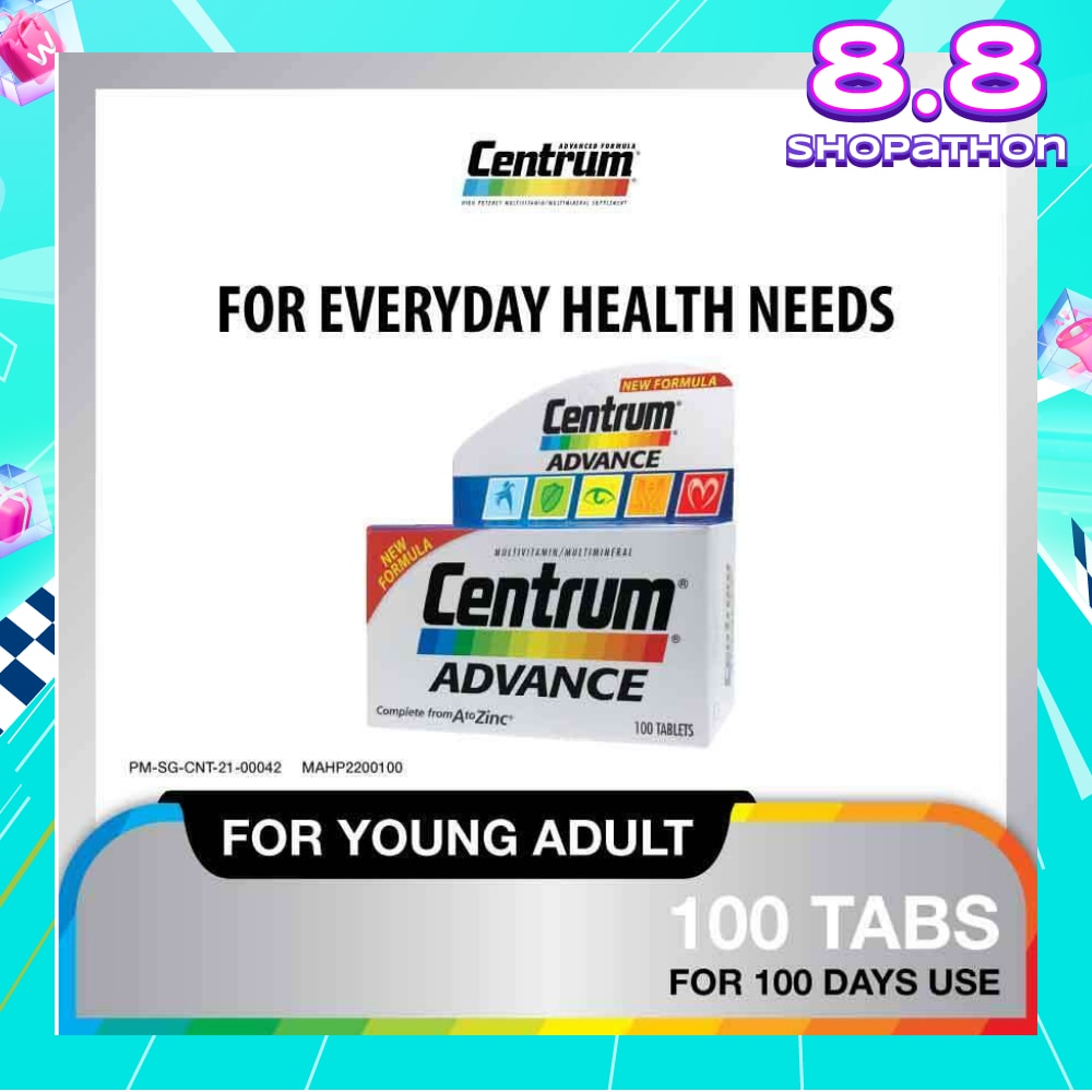 Advance Multivitamin Complete From A To Zinc Tablet (For Young Adult) 100s