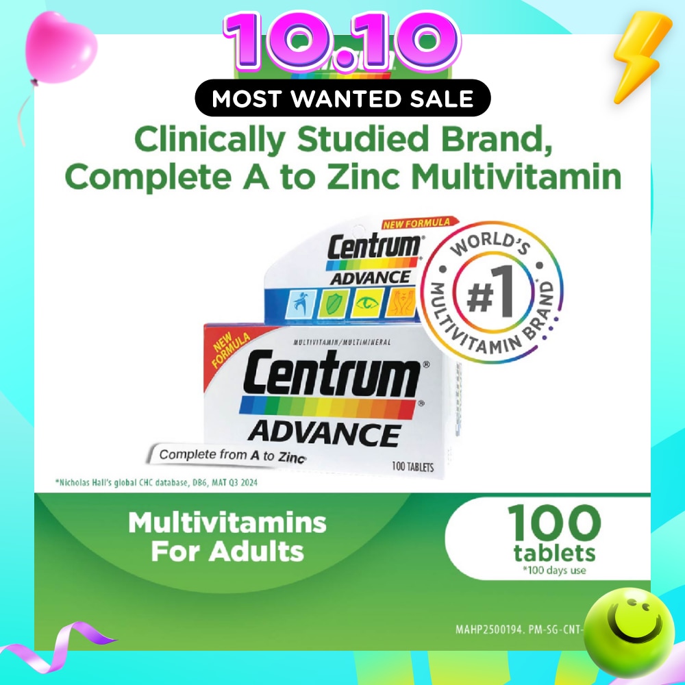 Advance Multivitamin Complete From A To Zinc Tablet (For Young Adult) 100s image