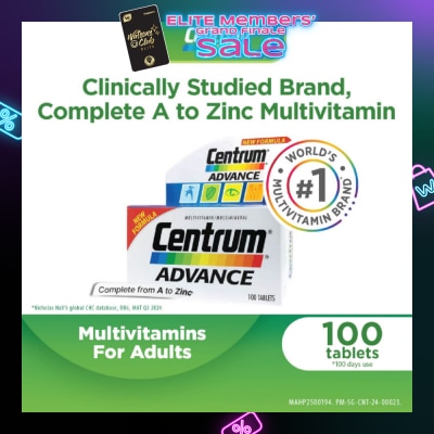 CENTRUM Advance Multivitamin Complete From A To Zinc Tablet (For Young Adult) 100s