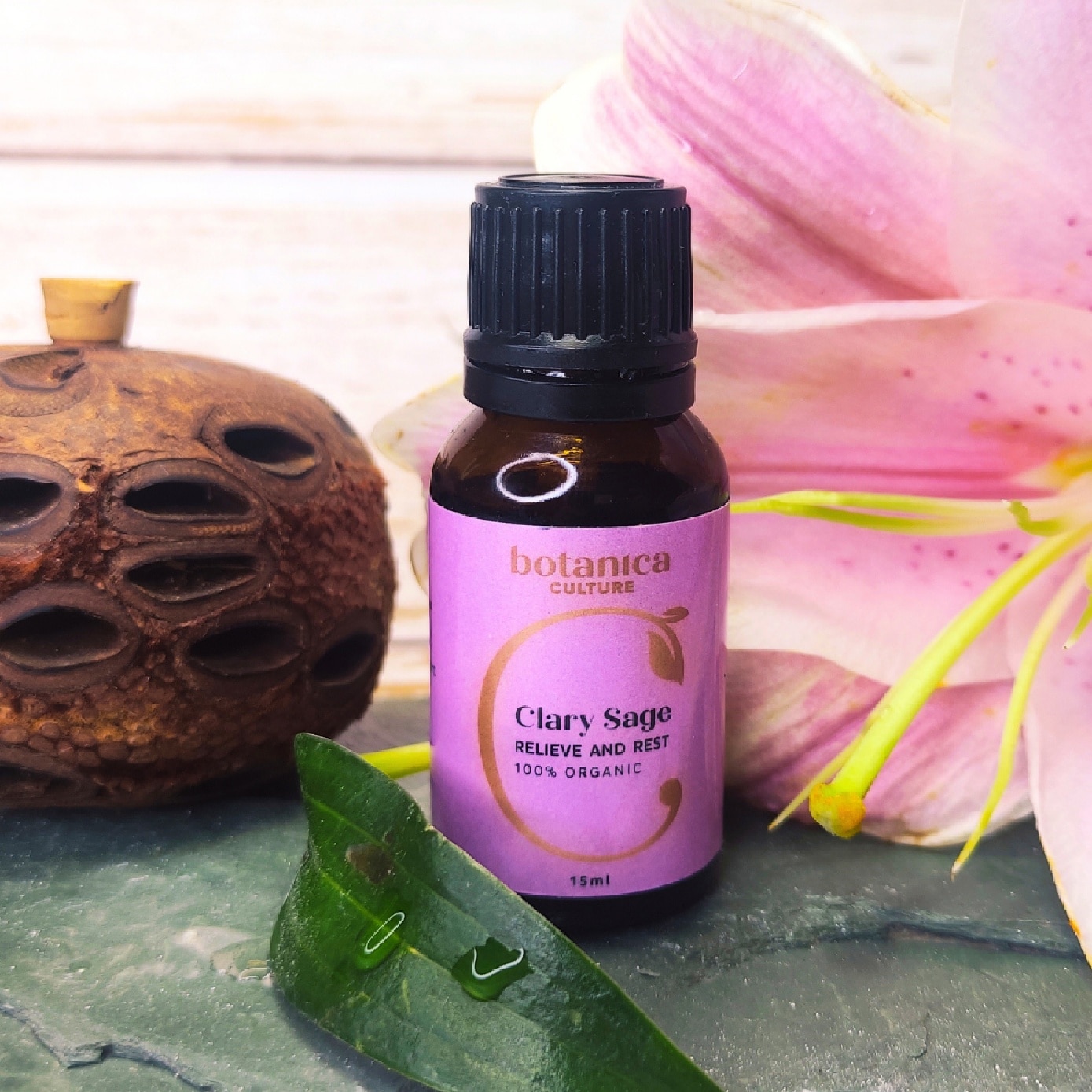 Organic Clary Sage Essential Oil 15ml image