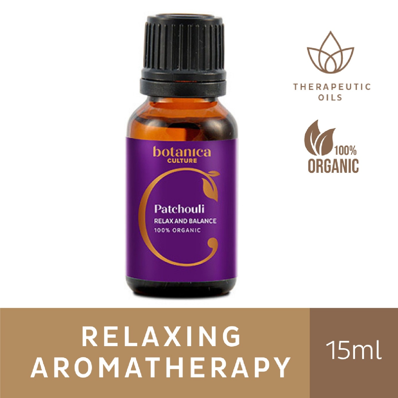 Organic Patchouli Essential Oil 15ml image