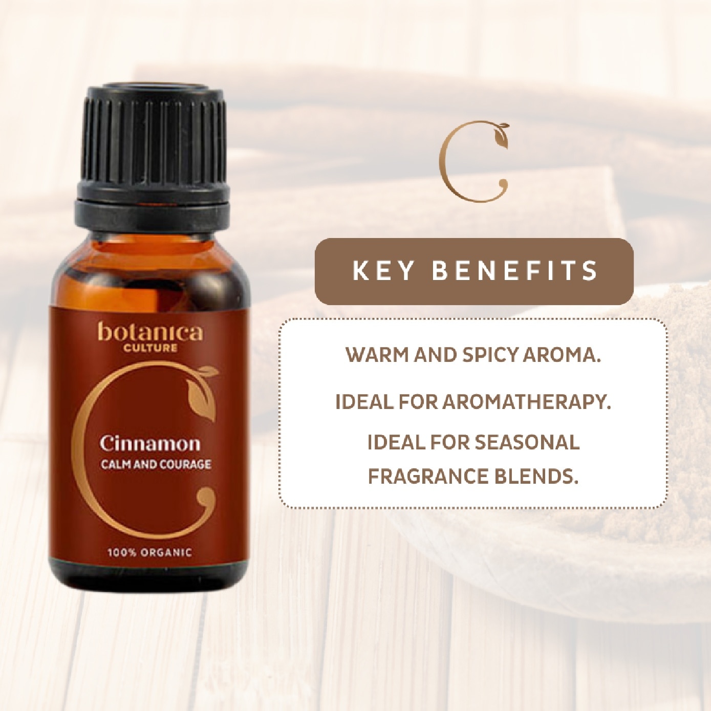 Organic Cinnamon (Leaves) Essential Oil 15ml image
