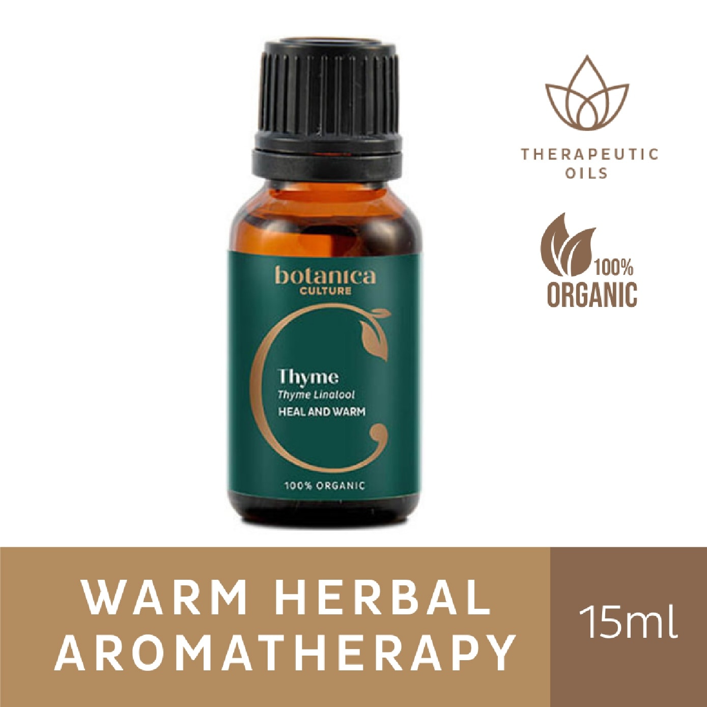 Organic Thyme (Mild) Essential Oil 15ml image