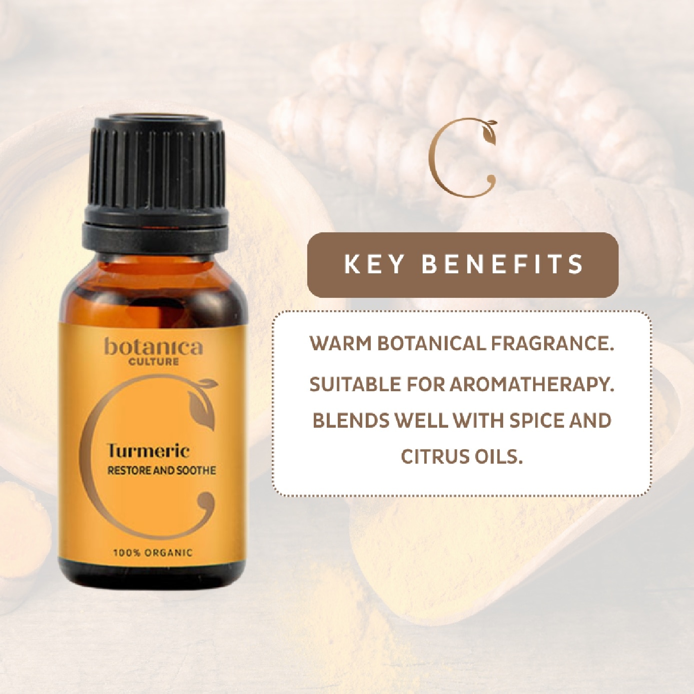 Organic Turmeric Essential Oil 15ml image
