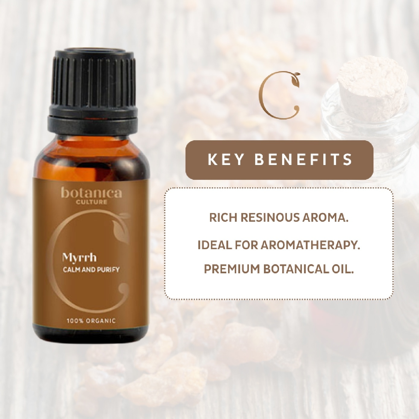 Organic Myrrh Essential Oil 15ml image