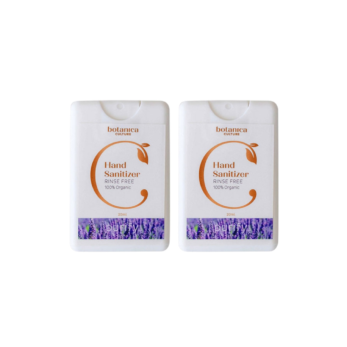 Rinse and Alcohol Free Hand Sanitizer 20ml TwinPack image