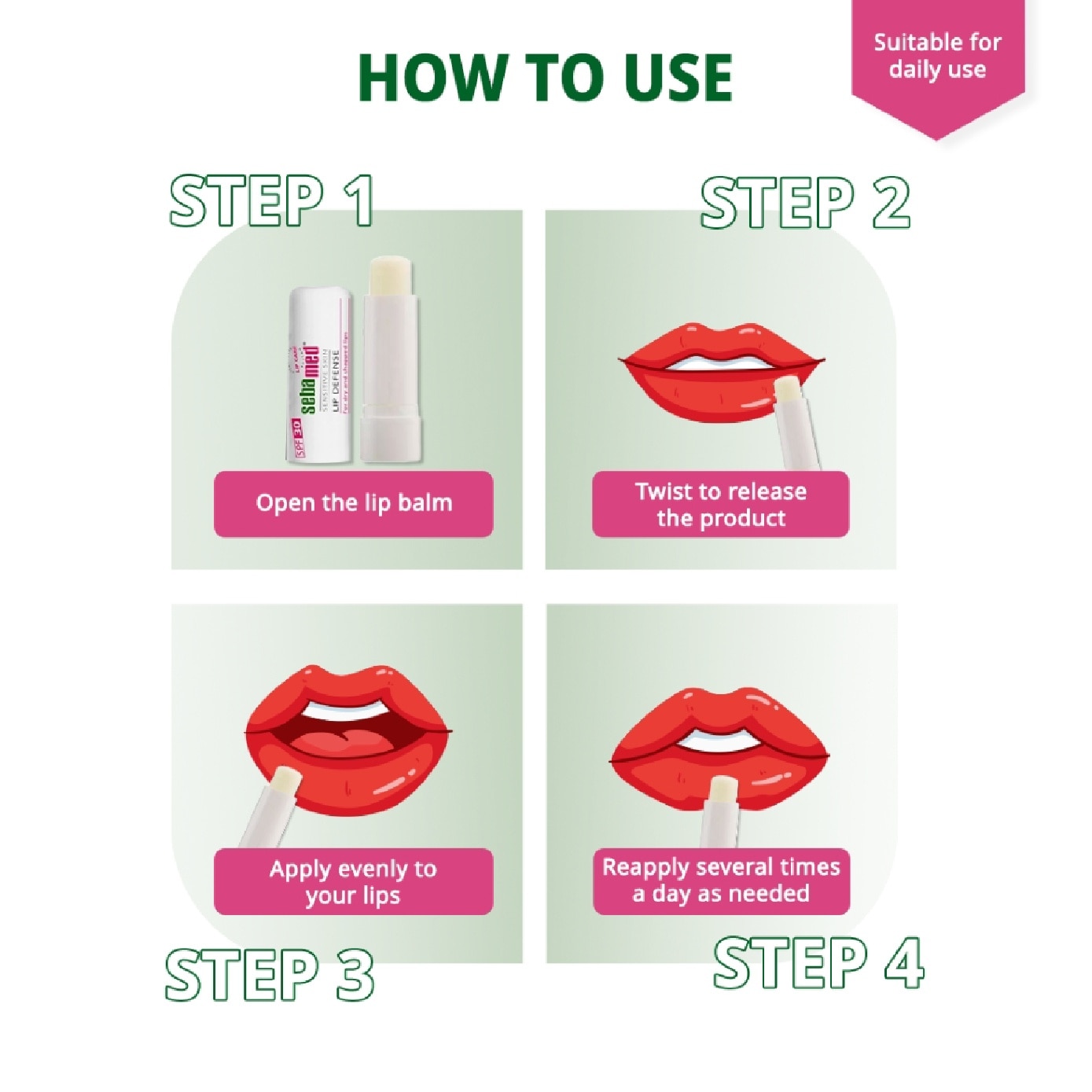Lip Defense SPF30 (Smoothes Dry and Chapped Lips) 4.8g image