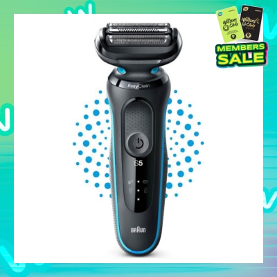 BRAUN Series 5 Electric Shaver 51-M1000s Mint (Wet & Dry + Rechargeable + Cordless Foil Shaver) 1s