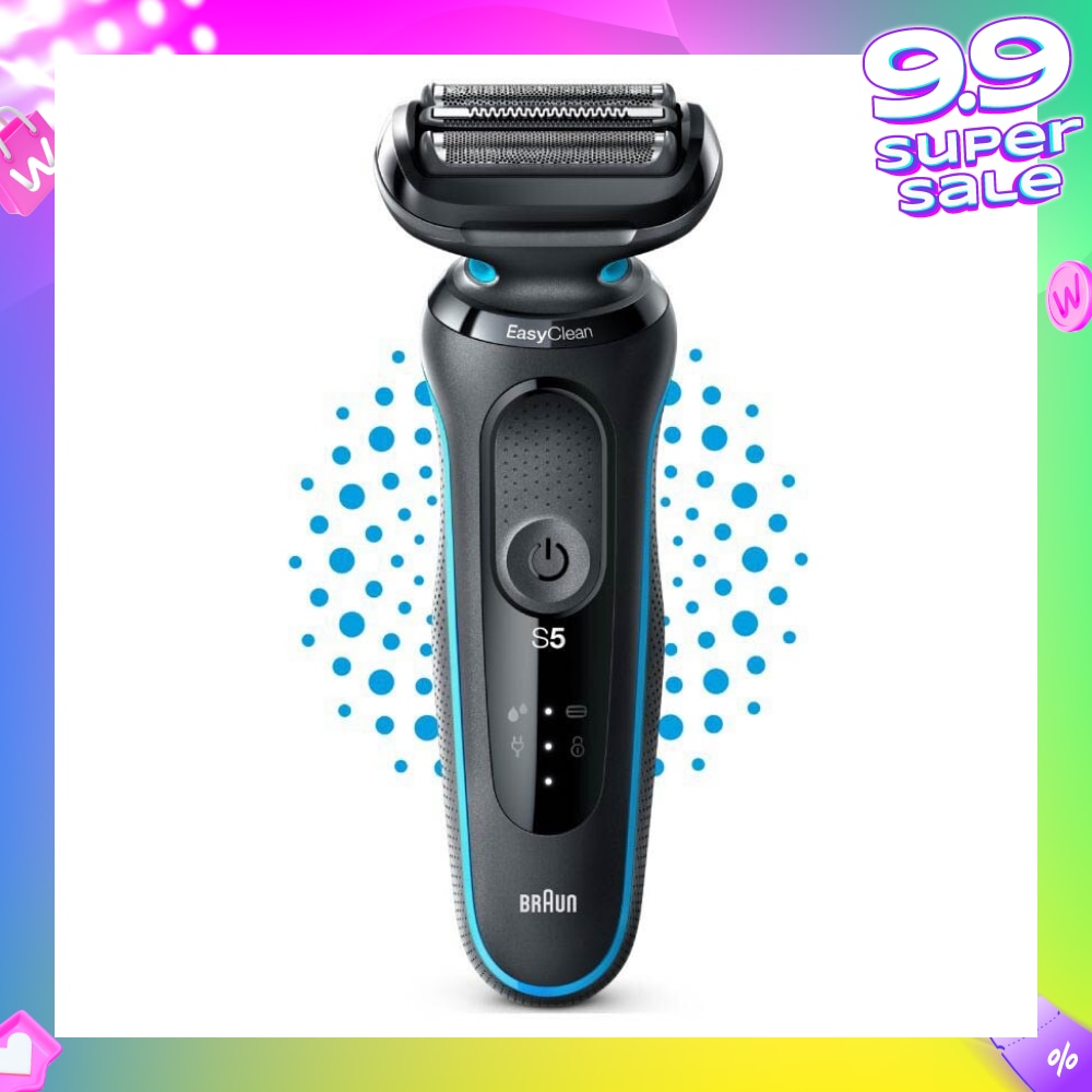 Series 5 Electric Shaver 51-M1000s Mint (Wet & Dry + Rechargeable + Cordless Foil Shaver) 1s