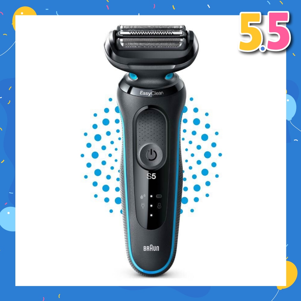 Series 5 Electric Shaver 51-M1000s Mint (Wet & Dry + Rechargeable + Cordless Foil Shaver) 1s