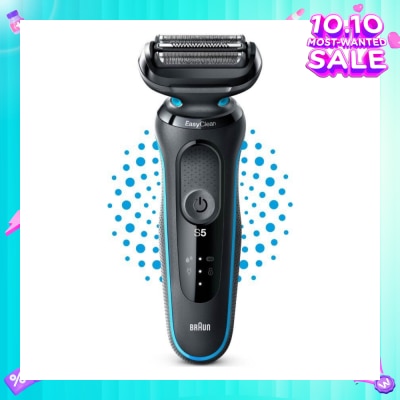 BRAUN Series 5 Electric Shaver 51-M1000s Mint (Wet & Dry + Rechargeable + Cordless Foil Shaver) 1s