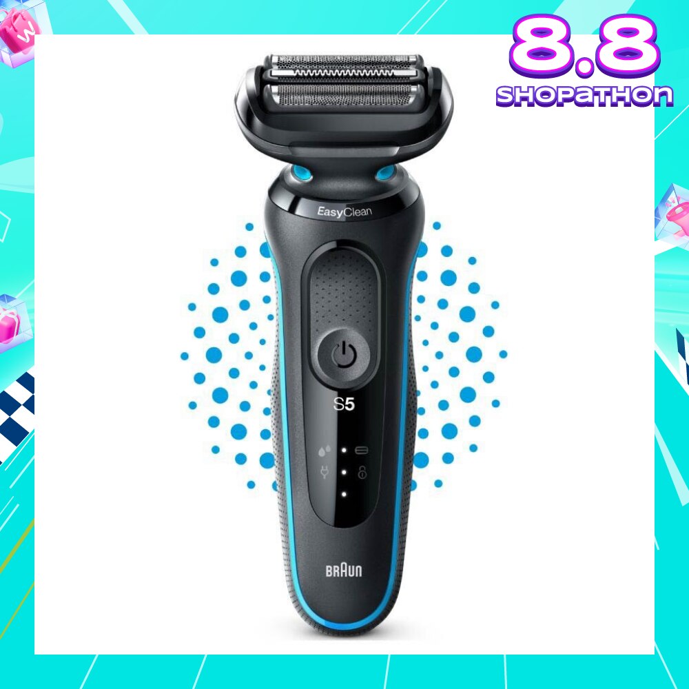 Series 5 Electric Shaver 51-M1000s Mint (Wet & Dry + Rechargeable + Cordless Foil Shaver) 1s